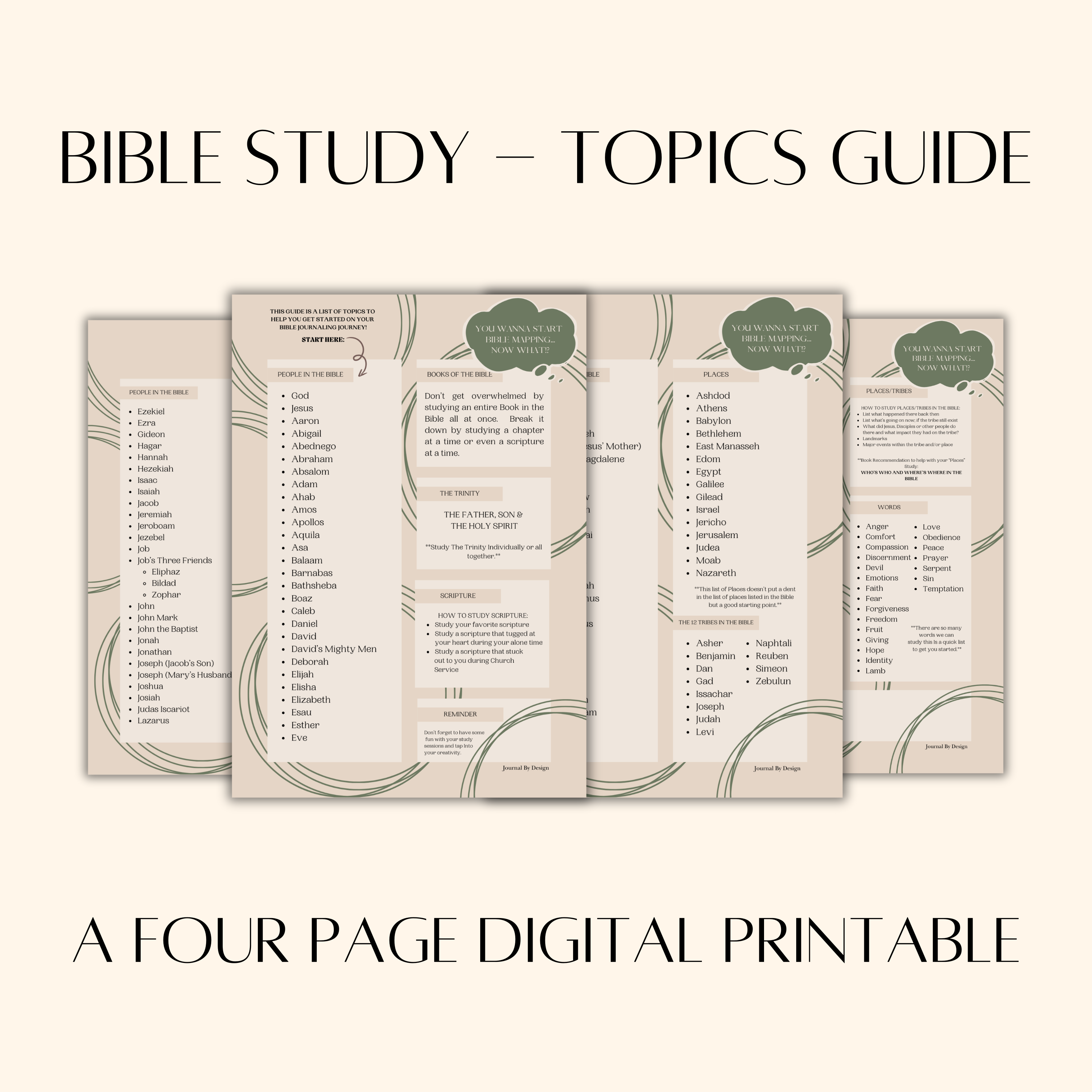 Topic Guide Design A5 BIBLE JOURNALING