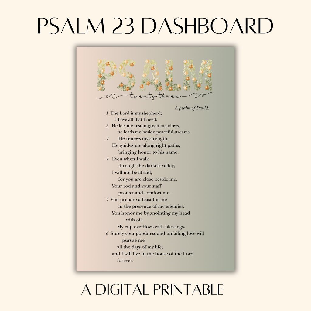 A5 PSALM 23 DASHBOARD