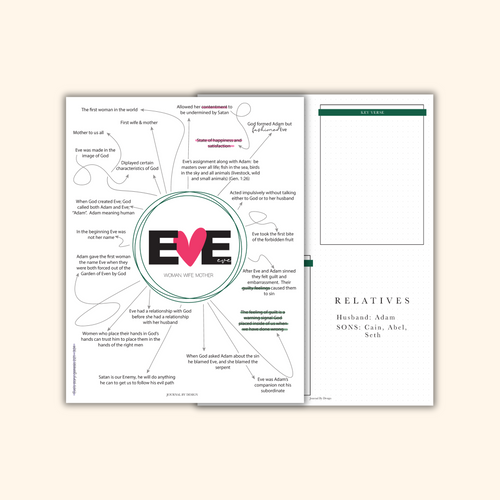 A5 BIBLE JOURNALING PRINTABLE - EVE
