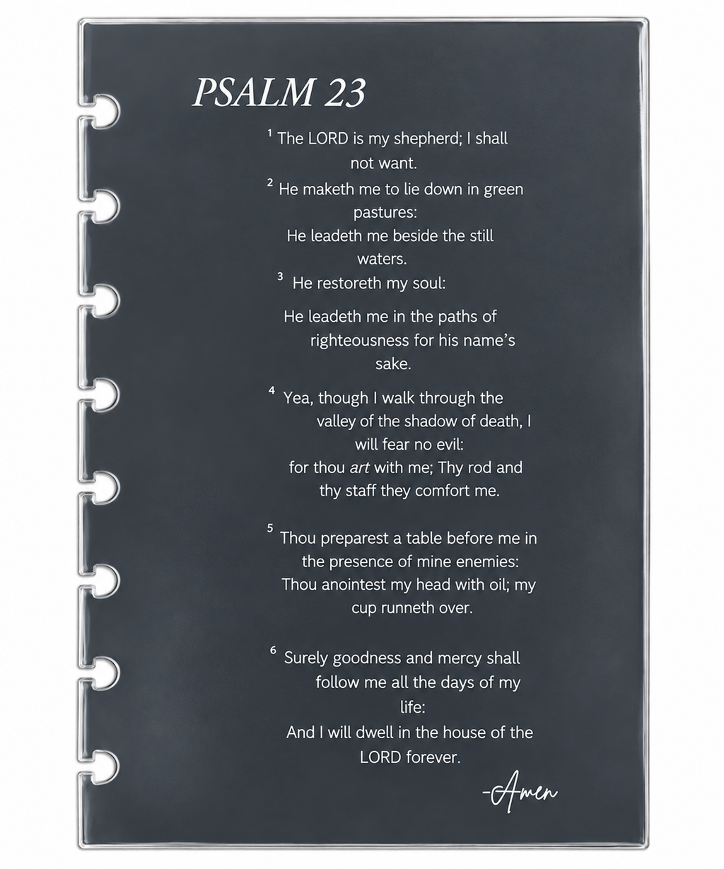 PSALM 23 ACRYLIC DASHBOARD