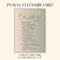 PSALM 23 PRINTABLE (Letter)